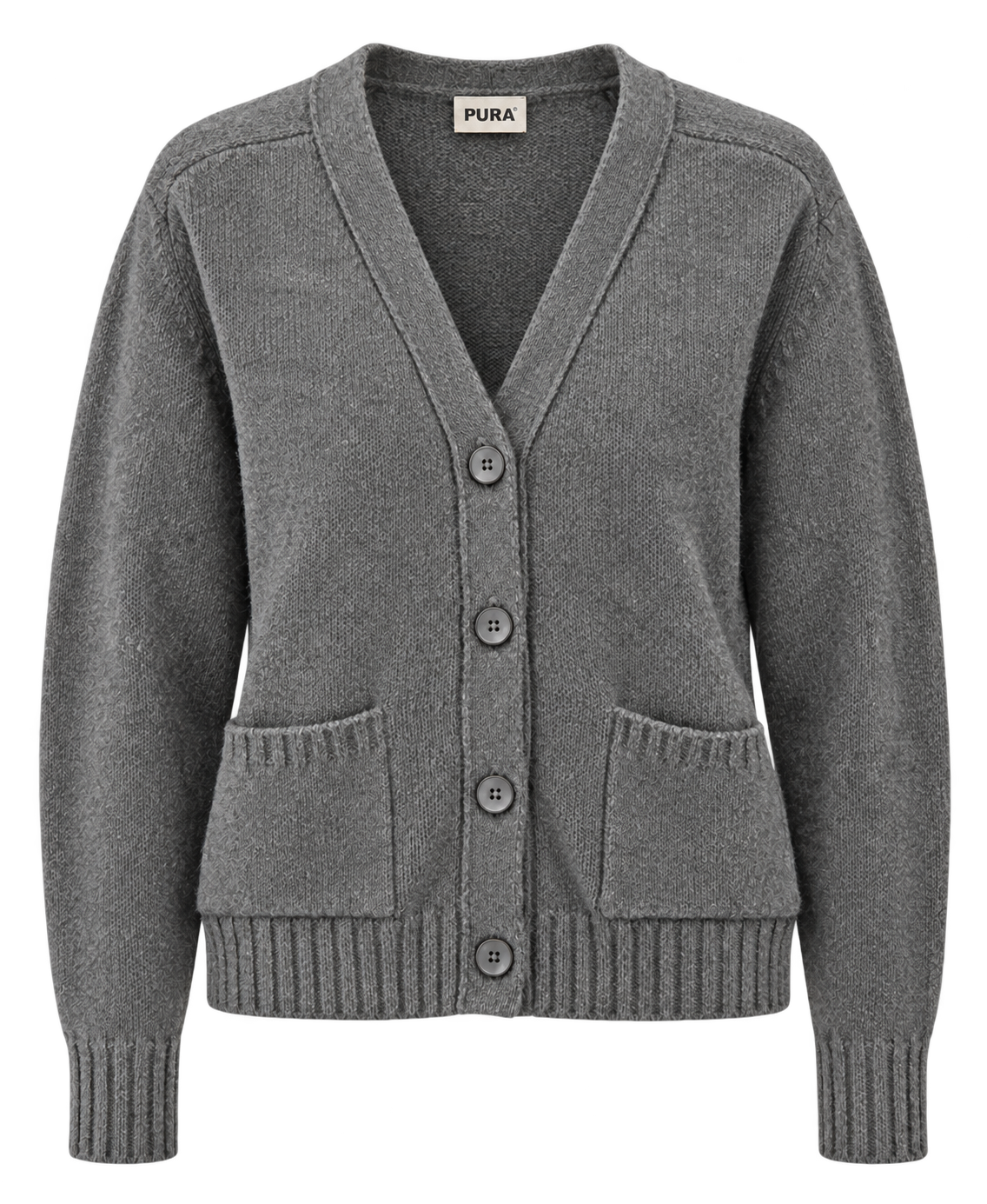 WOOL Love Loose Fit Cardigan, harmaa