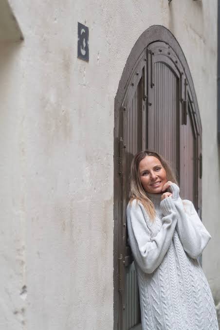 WOOL Cable Polo Knit Dress -neule, vaaleanharmaa