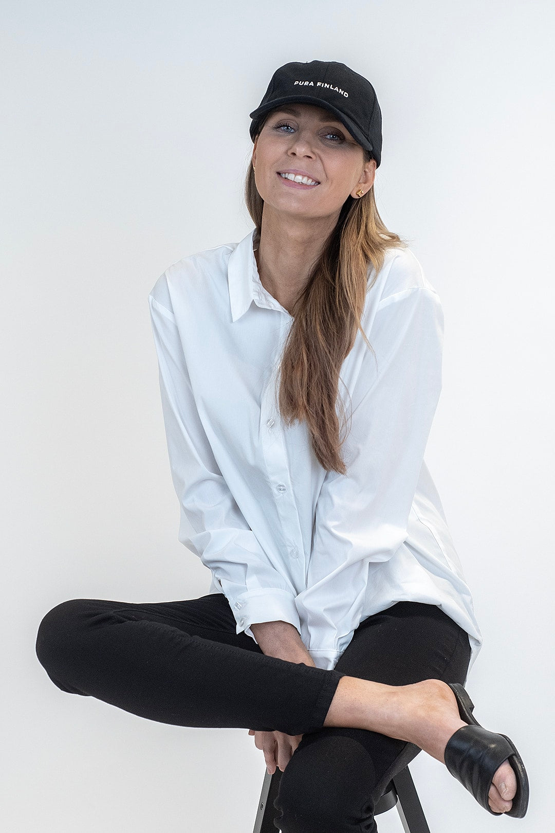 ESSENTIAL Button-Up Shirt -pusero, valkoinen