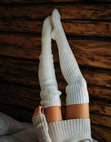 WOOL Long Socks -villasukat