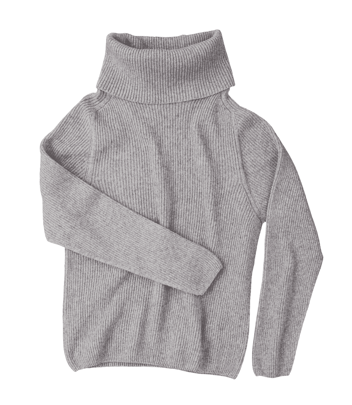 WOOL Warm Short Polo Knit -neule, harmaa