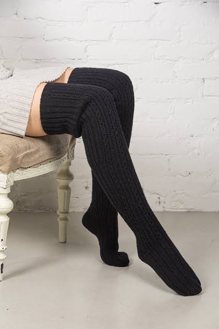 WOOL Long Socks -villasukat